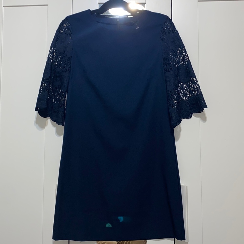 NWT midi dress navy